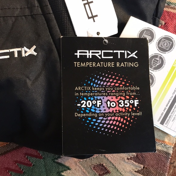 NWT Arctix insulated snow bibs - Picture 8 of 10